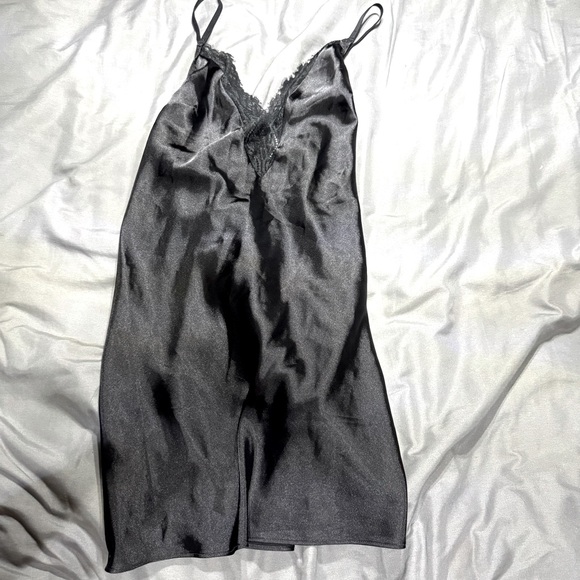 La SENZA Other - La SENZA Black Satin Chemise